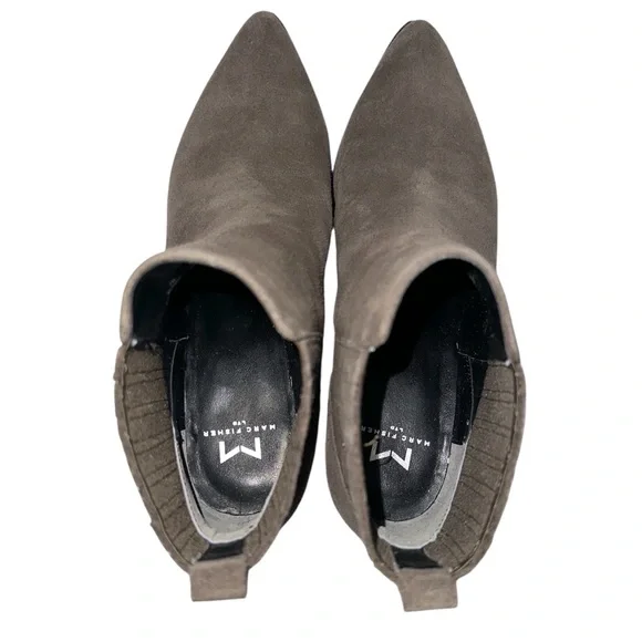 Marc Fisher Dark Gray Suede Yolli Bootie - Picture 9 of 9